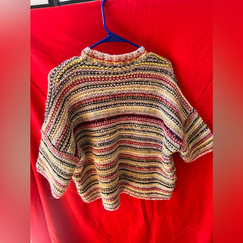 Ganni Multicolor Striped Crewneck Sweater - Picture 2 of 2